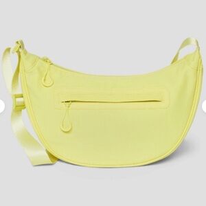 Wild Fable Half Moon Shaped Crossbody Bag, Yellow, NWT